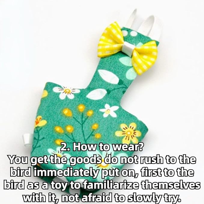3PCS Bird Diaper with Adjustable Shoulder Strap Washable Parrot Diapers Reusable Bird Flight Suit Nappies Protective Breathable Nappy Clothes for Parakeet Macaw Conure (Macaw)