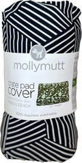 Molly Mutt Dog Crate Pad Cover, 100% Cotton Canvas Cover for Dog or Puppy Crate Bed, Durable, Washable, and Free of Harmful Chemicals, Pre-Shrunk, 30"x21"x2.5", Rough Gem
