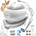 Dog Grooming Vacuum, 13000Pa & 2L Dust Cup & <55dB, 5-in-1 Self-Cleaning Pet Hair Vacuum with Spray Brush for Shedding, Quiet Deshedding Kit for Dogs Cats | self-cleaning with spray brush for shedding,Quiet <55dB,Includes clipper & steam brush,Home gro...