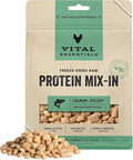Vital Essentials Freeze Dried Raw Protein Mix-in Dog Food Topper, Salmon Mini Nibs Topper for Dogs, 6 oz