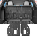 powoq Backrest Mat Compatible with 2021-2026 Toyota Sienna 3rd Row Back Seat Protector TPE Cargo Liner Cargo Mat Replacement for 2021 2022 2023 2024 2025 2026 Toyota Sienna Accessories(Backrest Mat)