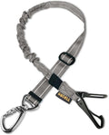 AUBELL Dog Seat Belt for Car,Updated 3-in-1 Adjustable Reflective Bungee Heavy Duty Dog Car Harness Tether with Clip Hook Latch & Buckle,Swivel Zinc Alloy Carabiner,Grey
