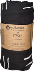 Molly Mutt Dog Crate Pad Cover, GOTS-Certified 100% Organic Cotton Canvas Mat for Dog or Puppy Crate Bed, Durable, Washable & Free of Harmful Chemicals, Pre-Shrunk, 30"x21"x2.5", Dreams