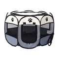 Portable Dog Crate Breathable Spacious Space Easy To Clean Enclosed Foldable Soft Kennel For Cats Dogs Medium 91x48cm/35.8x18.9in