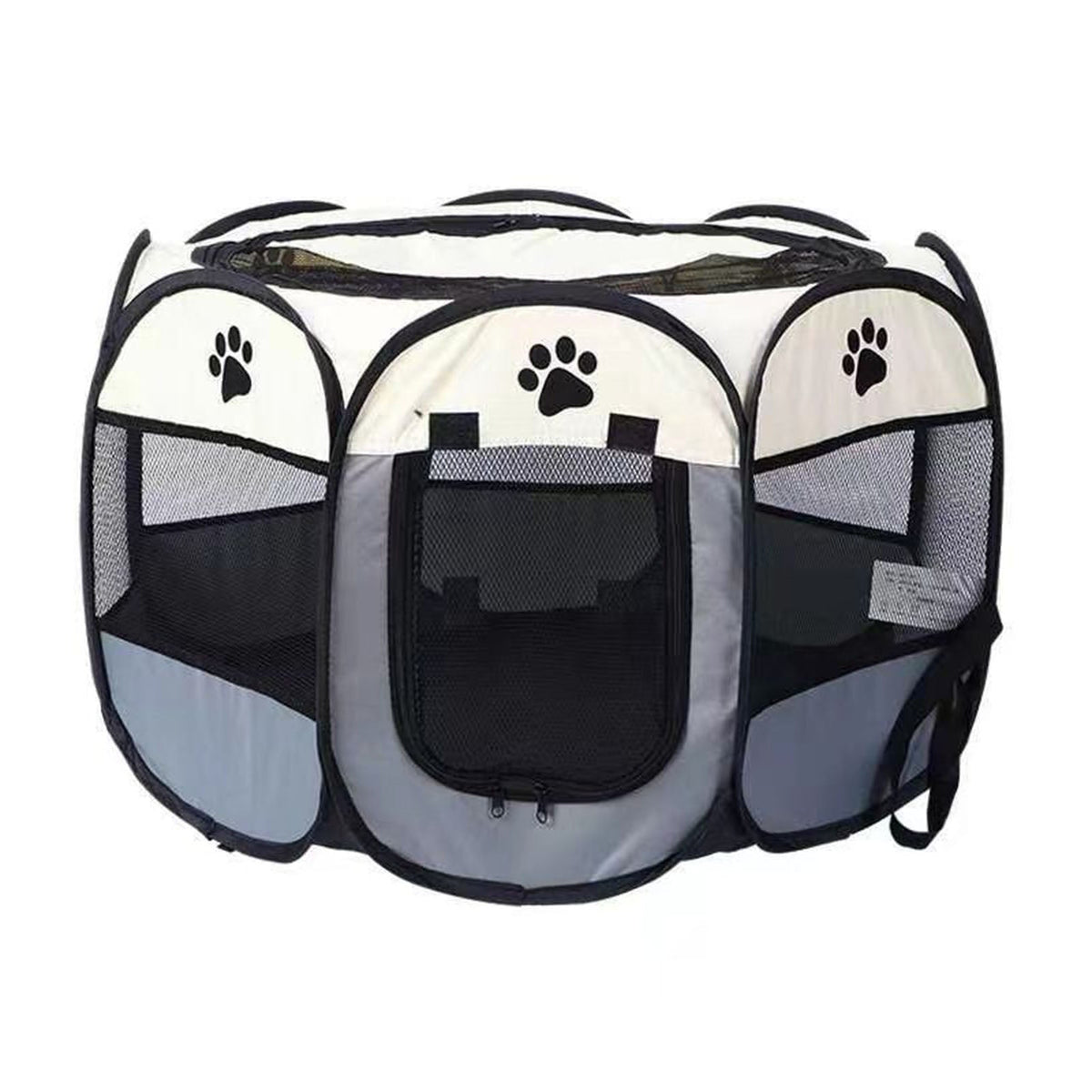 Portable Dog Crate Breathable Spacious Space Easy To Clean Enclosed Foldable Soft Kennel For Cats Dogs Medium 91x48cm/35.8x18.9in