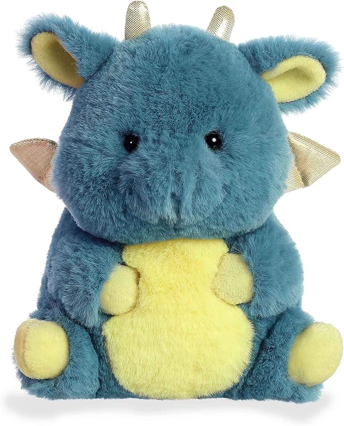 Aurora World Rolly Pet - 7"" Egan Dragon, Blue