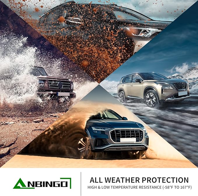 ANBINGO® All Weather Cargo Liner for 2027 2026 2025 2024 2023 Honda HR-V, Fits LX/Sport/EX-L FWD&AWD (Include w/o BSI Model) Custom Fit HRV Waterproof (Trunk Mat) - Black
