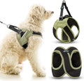 Gooby Escape Free Easy Fit X Step-in Dog Harness, Portland Green, Small | Patented escape-free, tightens on back-out; Choke-free X-frame + V-neck; Quick-release buckle; Reflective trim