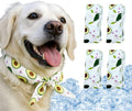 4pcs Cooling Scarf for Pets,Summer Cooling Scarves Keep Cats and Dogs Cool, Reused,Rrecycled,Suitable for Dogs (4pcs-Avocado)