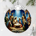Nativity Scene Christmas Decorations - Religious Christmas Ornaments | Xmas Tree Ornament | Christian Home Decor – Religious Gifts | Christian Gifts | African American Xmas Gift