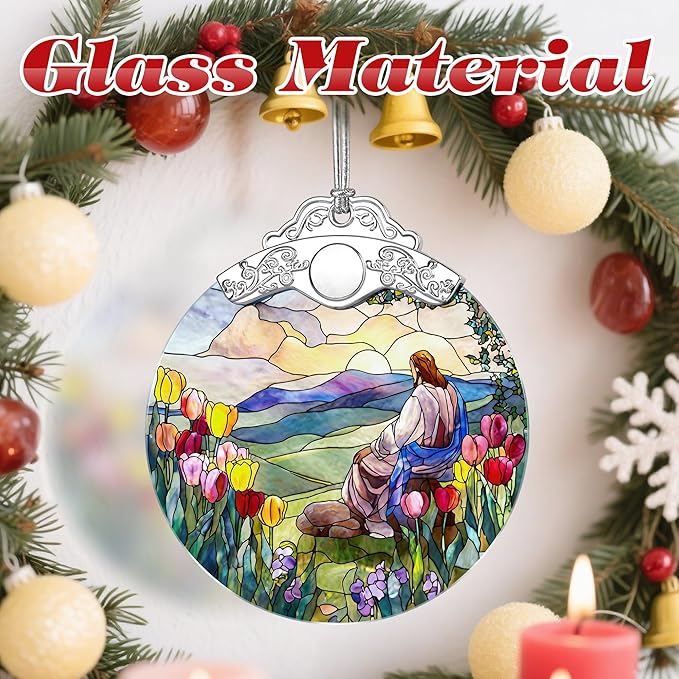Jesus Christmas Decorations - Christmas Ornaments for Tree | Religious Holiday Ornaments | Christian Home Decor – Religious Gifts | Christian Gifts | Gift Ideas | Xmas Gift
