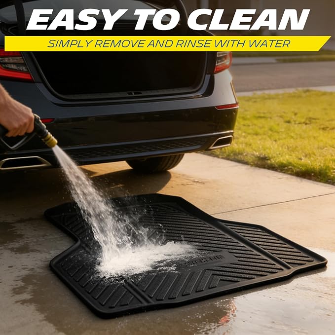 Michelin Vehicle Mats, Premier Series All-Weather TPE Custom Fit Liner for Honda CR-V Gasoline & Hybrid & e:FCEV 2023-2026 Floor Mats (7 Piece)