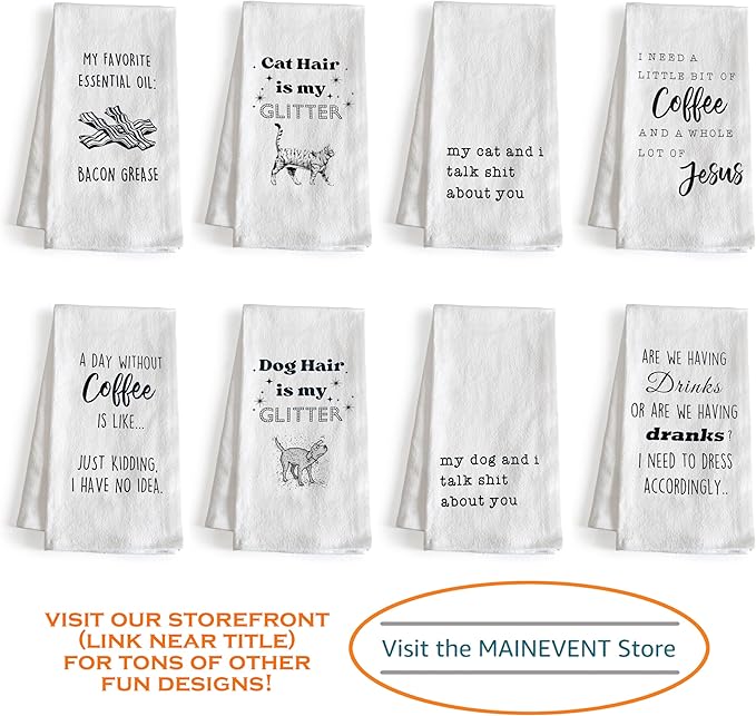 MAINEVENT I'm Just A Girl Standing in Front of A Salad Funny Dish Towel 18x24 Inch