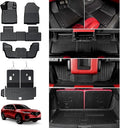 Floor Mats for 2022-2026 Acura MDX, All Weather TPE Cargo Mat with Seat Back Cover Door Sill Protectors for Acura MDX Accessories