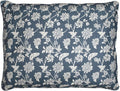 Fringe Studio INDIENNE Coastal Blue 36" W x 27" D Large Pillow Pet Bed, 100% Cotton Canvas Reversible Cover, Machine Washable, PetShop Collection (225021)