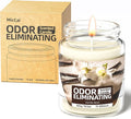 Vanilla Bean Odor Eliminating Candles for Home Scented, Eliminates 99% of Pet, Smoke, Food and Other Smell Quickly, Highly Scented Candle, Premium Soy Candle Set for Women