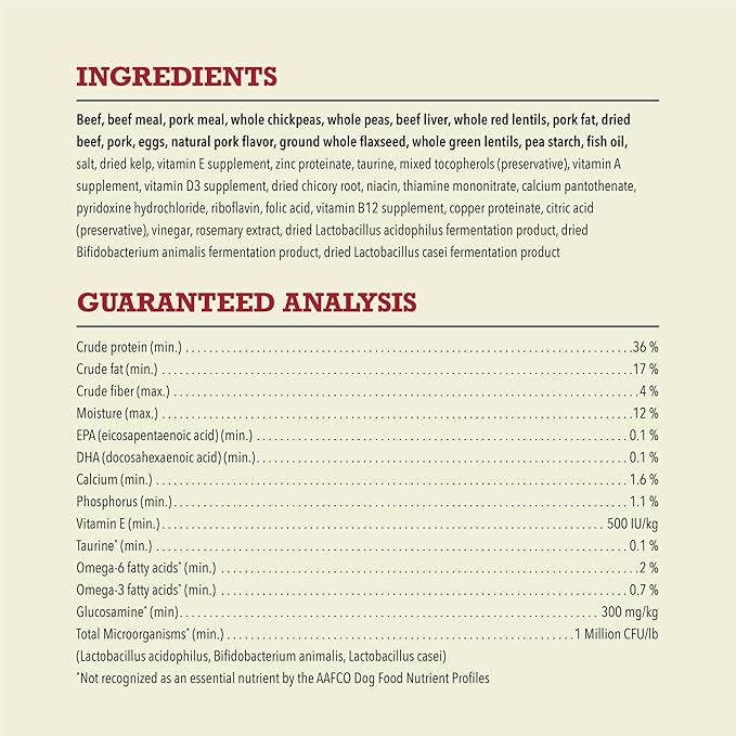 ACANA Butcher’s Favorites Grain-Free Dry Dog Food Farm-Raised Beef & Liver Recipe 17lb Bag