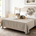 H.VERSAILTEX Non Slip Pet Couch Cover Chenille Dog Bed Protector Thick Soft Sofa Slipcover Pet Friendly Washable Couch Cushion Covers for Pets (52" x 82", Island Fossi)