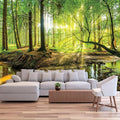 FENDROM Forest Tapestry Wall Hanging Trees Trunk Nature Green Sunlight Wall Tapestry for Livingroom Bedroom Dorm Home Decor