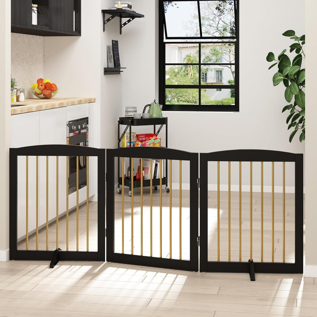 Freestanding Pet Gate for Dogs. Everyday comfort that fits naturally into your space.