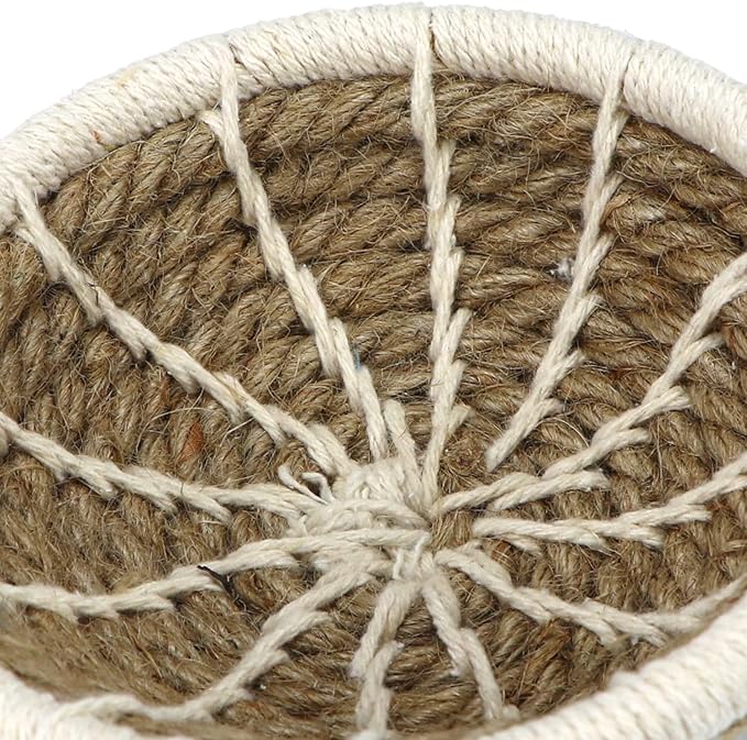 Wontee Bird Nest Breeding Nest Bed Bird Cage House for Parrots Budgies Parakeets Cockatiels Canary Finch Lovebirds (Hemp Rope)