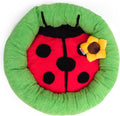 TONBO Soft Plush Small Cute and Cozy Nature Dog Cat Bed, Washer and Dryer Friendly (Ladybug)
