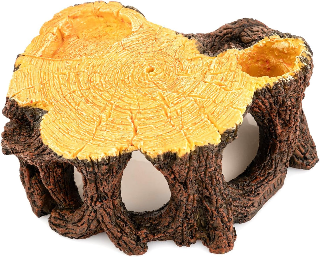 Reptile Hide Cave, Naturalistic Terrarium Décor, Safe Hideout for Ball Pythons, Bearded Dragons, Leopard Geckos