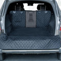 PETICON SUV Cargo Liner for Dogs, Waterproof Trunk Cover for SUVs with Mesh Window, Bumper Flap Protector, Scratchproof Durable 600D Oxford Fabric, Non-Slip, Machine Washable