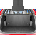 xipoqix Cargo Mat Backrest Mat Compatible with 2024-2026 Lexus TX 350 500H 550H+ TPE Cargo Liner Back Seat Protector Replacement for 2024-2026 Lexus TX Accessories (Trunk Mat with Backrest Mats)
