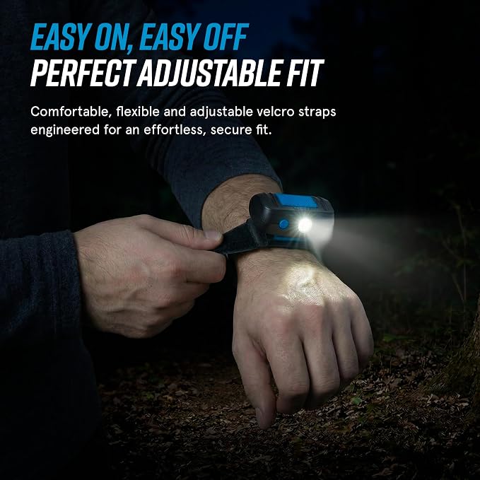 noxgear LightHound Light Up Reflective Dog Harness and Wrist Light, X-Large | 360° Light Up Reflective Dog Harness, 8 Colors & 6 Modes, USB Rechargeable, Adjustable, Rainproof, LED Fiber Optic