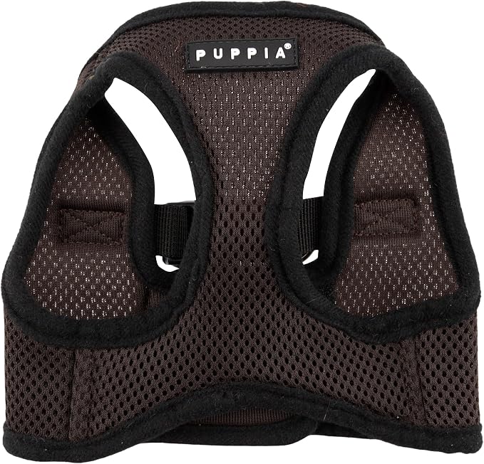 PUPPIA International Harness Soft B Vest, Medium, Brown