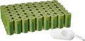 Amazon Basics Dog Poop Bags with Dispenser, 810 Count, Enhanced for Guaranteed Leakproof, Cucumber Scented, Includes Leash Clip