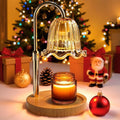 WarmEmbrace Candle Warmer Lamp with Timer Dimmable Light & Adjustable Height, Birthday Gifts for Women Mom Girl,House Warming Gift New Home Decor,Wax Melting Warmer for Jar Candles with 2 Bulbs/Gold