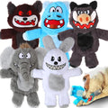 Bzonsmart Dog Squeaky Toys.Tough Plush Chew Toys Bundle for Small Medium Large Breed Chewer.Interactive Dog Toys to Keep Them Busy .Durable Anti-Boredom Dog Toys for Teething Chewing Playing Training
