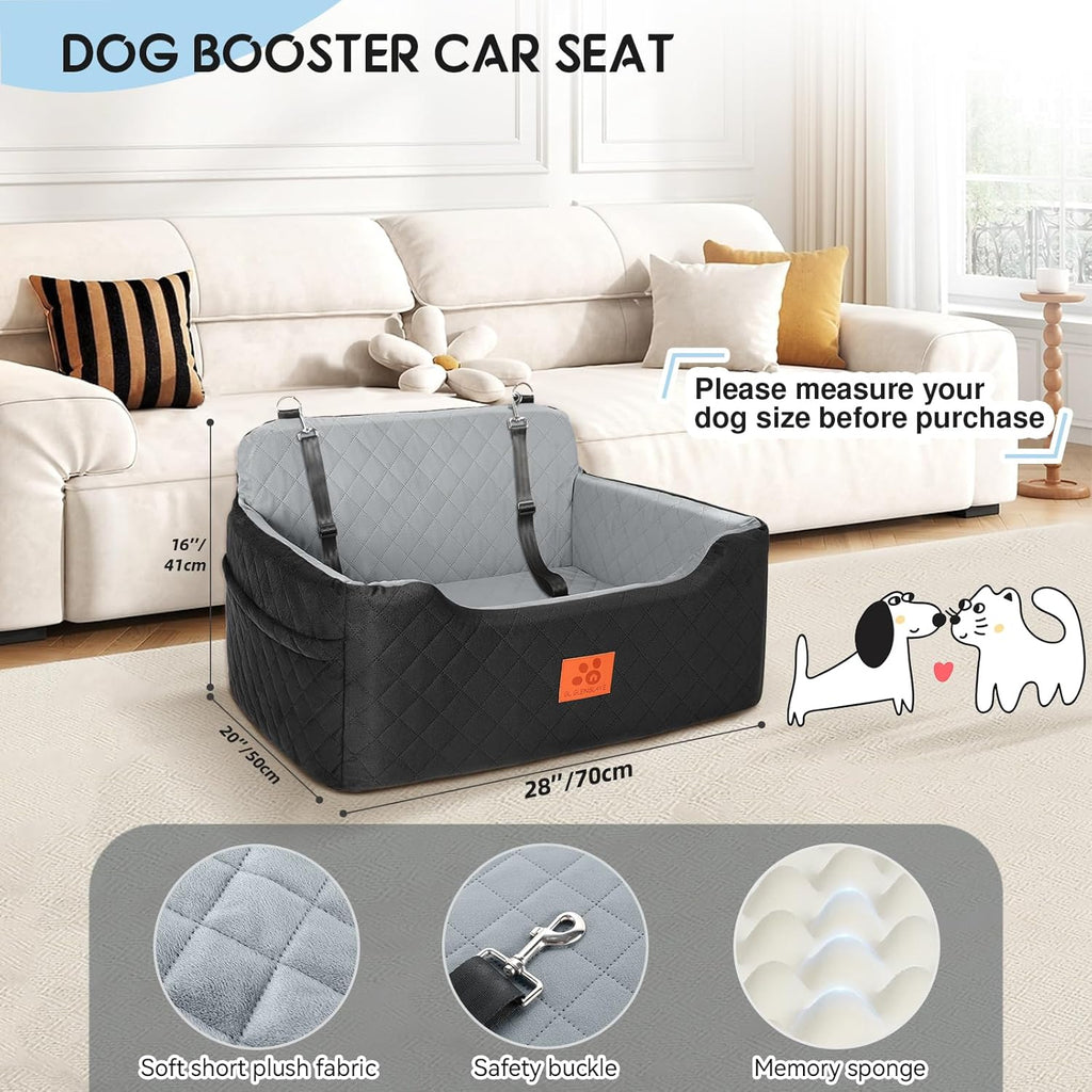 Dog Car Seat for Medium/Large Dogs. Everyday comfort that fits naturally into your space.