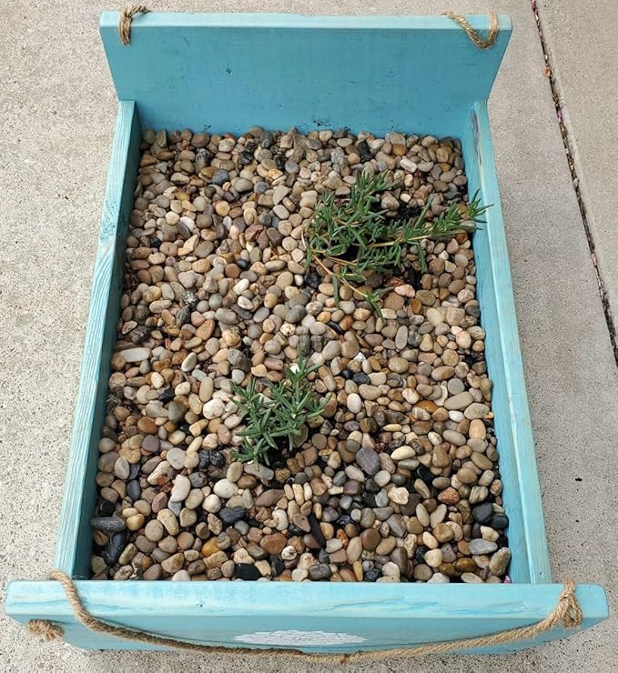 Voulosimi 12 LBS River Rock Stones, Natural Decorative Polished Mixed Pebbles Gravel,Outdoor Decorative Stones for Plant Aquariums, Landscaping, Vase Fillers