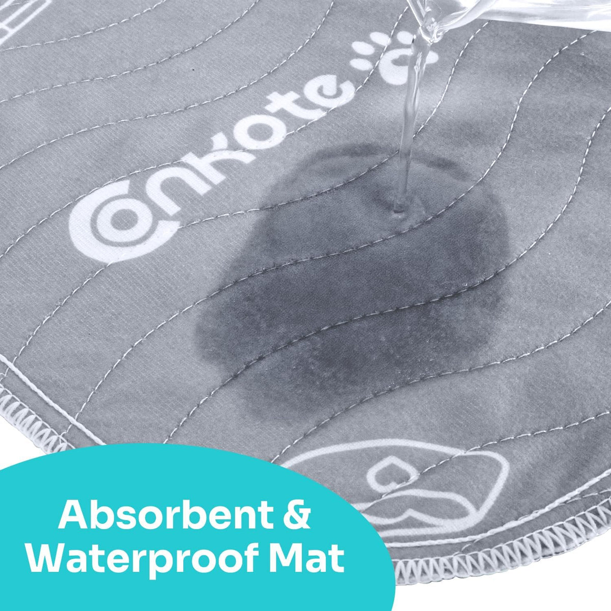 Washable Pee Pads for Dogs, 2 Pack Heavy Absorbency Reusable Pee Pads Prevent Leakage Non-Slip, Waterproof Pet Training Pads for Puppy Playpen, Crate, Whelping Box, 18"x24"