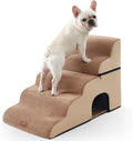 Extra Wide Dog Stairs with Tunnel, Detachable Large Pet Step for Small Medium Dog, Puppy or Cat, Ramp for High Bed, Couch, Sofa or Car, Stable, 19.7x33x22.4 inch, 5 Step, Light Brown
