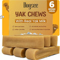 Dogsee Original Yak Cheese Himalayan Dog Chews 1lb (Medium - 6 Bars) | 100% All Natural | Dog Treats Medium Breed | Dog Chews Long Lasting for Aggressive Chewers | High Protein | Dental Sticks
