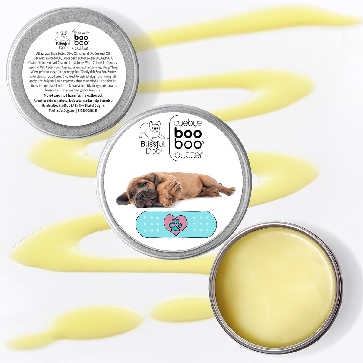 The Blissful Dog Cane Corso Boo Boo Butter, 16 oz.