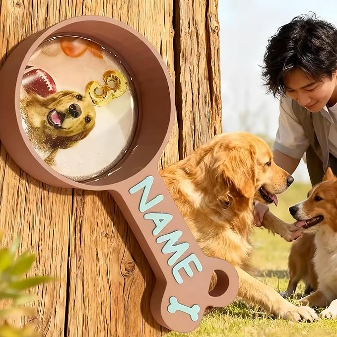 ubjva Personalized Dog Food Scoop Custom Cat Food Measuring Cup with Name Pet Accessories Gifts for Pet Lover