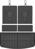 Cargo Mat Fits for Jeep Grand Cherokee L 2021-2025 2026, All Weather TPE Rear Cargo Liner Trunk Mat with 3rd Row Seatback Cover for Jeep Grand Cherokee L Accessories