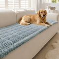 Couch Cover for Dogs Washable, Non-Slip Pet Couch Covers for Sofa, Fuzzy Dog Couch Cover Blanket, Thick, Soft, Plush Couch Cushion Covers for Sofa Protector (Blue Gray, 27.6" x 59"/70 x 150cm)