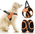 Gooby Escape Free Easy Fit X Step-in Dog Harness, Atlanta Peach, Large | Patented escape-free, tightens on back-out; Choke-free X-frame + V-neck; Quick-release buckle; Reflective trim