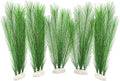 Aquarium Decorations 5Pcs Fish Tank Artificial Green Water Plants Made of Silk Fabrics Plastic