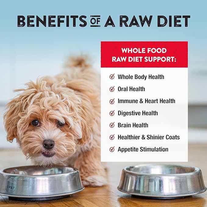 Northwest Naturals Freeze-Dried Beef Dog Food - Bite-Sized Nuggets - Grain-Free, High-Protein, Raw Diet, Human-Grade Ingredients, All Natural, Premium Quality, Healthy & Nutritious - 12 Oz