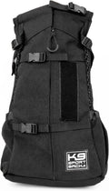 K9 Sport Sack Air 2 - Large, Jet Black - Ideal for Dogs with 20-22” Back Length - Durable, Breathable Backpack-Style Carrier - Perfect for Walks, Short Hikes & Public Transportation