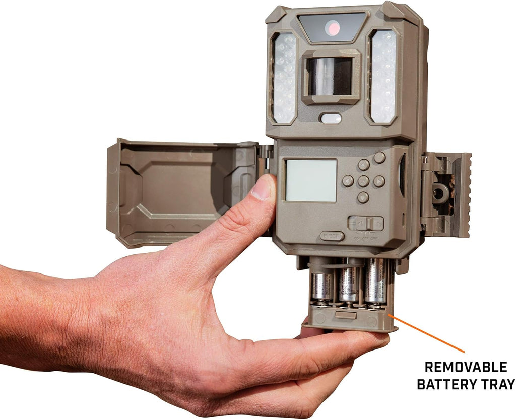 Bushnell Prime Low Glow Trail Camera - 24MP Image Quality, 1080p HD Video, Advanced Sensor Technology for Clear Nighttime Captures, Brown