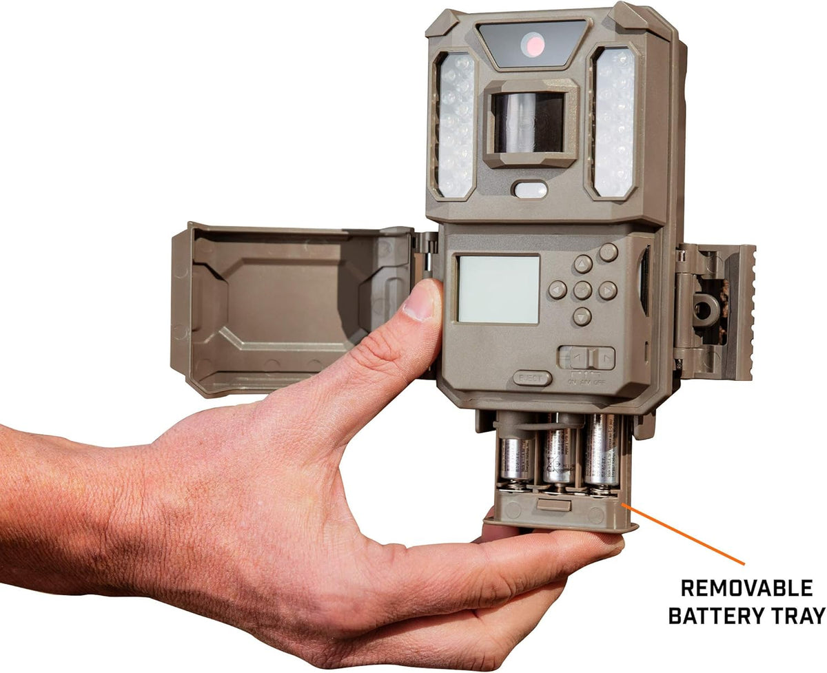 Bushnell Prime Low Glow Trail Camera - 24MP Image Quality, 1080p HD Video, Advanced Sensor Technology for Clear Nighttime Captures, Brown