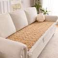 Couch Cover for Dogs, Washable Non Slip Sofa Covers for 4 Cushion Couch Pet Friendly Fuzzy Sofa Protector&Bed Mat for Pets (27.6"x94.49" Light Brown)